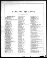 Noble County Business Directory 001, Noble County 1879